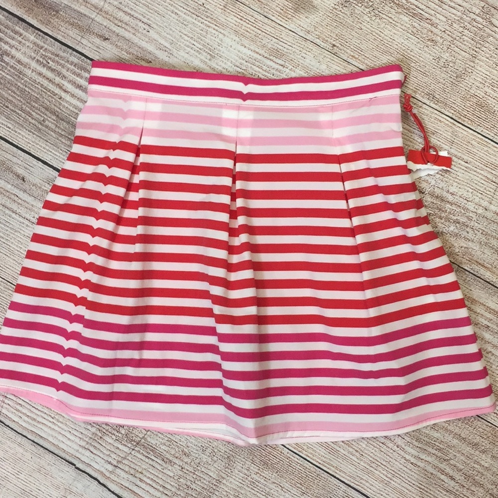 Hunter Striped Mini Pleated Skirt. Size 7/8